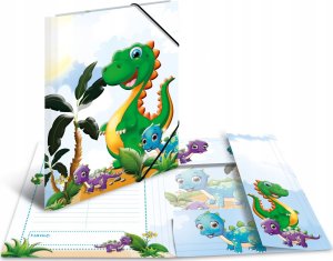 Herma HERMA Sammelmappe A4 Dinos Pappe 4
