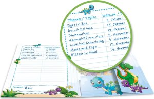 Herma HERMA Sammelmappe A4 Dinos Pappe 7