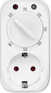 LogiLink Logilink Zeitschaltuhr, mechanisch mit Dämmerungssensor,weiß 3