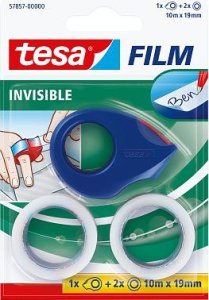 Tesa tesafilm Mini Abroller + 2x tesafilm 10m 19mm unsichtbar 2