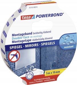 Tesa tesa Powerbond Montageband Spiegel 5m 19mm 1