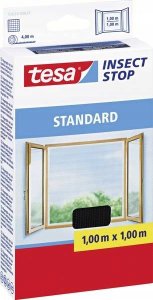 Tesa tesa Fliegengitter Standard Klettband 1x1m anthrazit 1