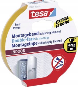 Tesa tesa Powerbond Montageband Indoor 5m 19mm 1