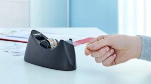 Tesa tesafilm Tischabroller Curve + 1 Rolle transparent 6