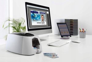 Durable DURABLE Kartendrucker Duracard ID300 + 100 Karten 1Farbband 18