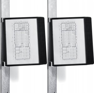 Durable DURABLE SichttafelwandhalterVarioMagnetWall 10 Sichtt. schw 1