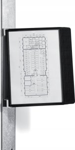 Durable DURABLE SichttafelwandhalterVarioMagnetWall 10 Sichtt. schw 2