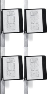 Durable DURABLE SichttafelwandhalterVarioMagnetWall 10 Sichtt. schw 3