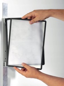 Durable DURABLE SichttafelwandhalterVarioMagnetWall 10 Sichtt. schw 5