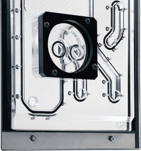 Stealkey Customs Stealkey Customs Lian Li O11D Mini Front MK2 D5 Distroplate - Acryl - schwarz 2