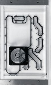Stealkey Customs Stealkey Customs Lian Li O11D Mini Front MK2 D5  Distroplate - Acryl - weiß 2