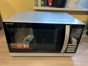 Kuchenka mikrofalowa Sharp Sharp R843INW Microwave with Grill/Hot Air 2
