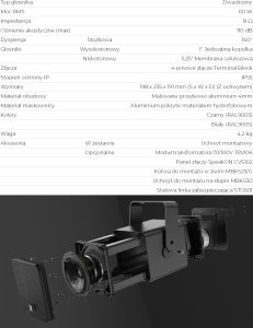 Kolumna Audac AUDAC VIRO5/W Kompaktowy, wydajny zestaw głośnikowy, wersja biała – 8Ohm 2