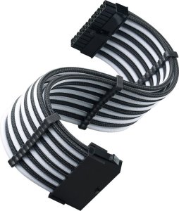 SilverStone SilverStone ATX 24-Pin-Kabel, 300mm - Schwarz/Weiß 2