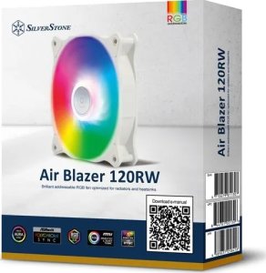 SilverStone SilverStone Air Blazer 120RW Lüfter, ARGB - 120mm, weiß 4