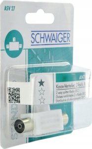 Schwaiger Schwaiger Steck-Anschlussverteiler 2x Rdf Weiß 1