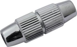Adapter AV Schwaiger Schwaiger Koax Kabelverbinder Metallisiert, HQ Silber 1