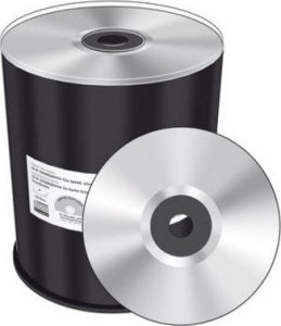 MediaRange MediaRange CD-R 700MB 100pcs vollflächig bedruckbar silber 1