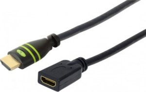 Techly Techly High Speed HDMI Verlängerung mit Ethernet,4K@30Hz, 1, 1