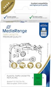 MediaRange MediaRange Schriftbandka. Brother TZ-731/TZe-731 12mmx8m sw 3