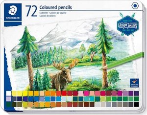 Staedtler STAEDTLER "Design Journey" Metalletui mit 72 Farbstiften 1