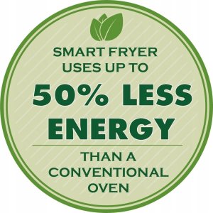 Frytkownica beztłuszczowa Emerio Smart Fryer 3L czarny Cool touch 2