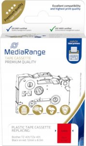 MediaRange MediaRange Schriftbandka. Brother TZ-431/Tze-431 12mm,8m sw 1