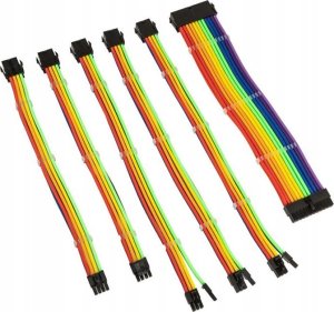 Kolink Kolink Core Adept Braided Cable Extension Kit - Rainbow 2
