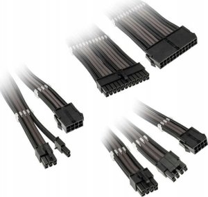 Kolink Kolink Core Adept Braided Cable Extension Kit - Black/Gunmetal 2