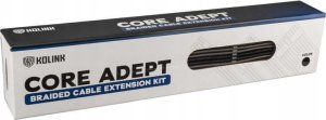 Kolink Kolink Core Adept Braided Cable Extension Kit - Black/Gunmetal 4