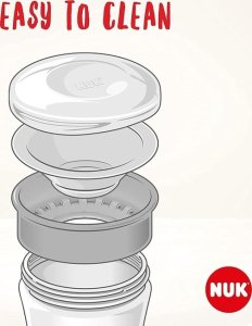 NUK Kubek do nauki picia Magic Cup 360°-krawędź do picia 230ml czerwony 2