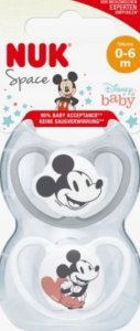 NUK NUK Schnuller Disney Mickey Mouse Space 0-6 M. 2 Stück 1