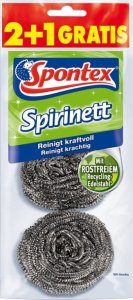 Spontex Spontex Edelstahlspiralen Spirinett 2+1 1
