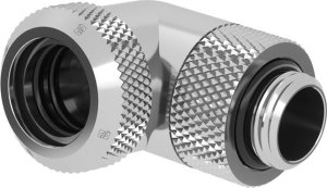 Barrow Barrow Multi-Link Adapter Anschluss 90 Grad G1/4 Zoll AG auf 14mm AD Hardtube - drehbar, silber 2