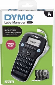 Drukarka etykiet Dymo DYMO LabelManager 160 Starter Set m. 3 D1-Bänder 12mm Qwertz 2