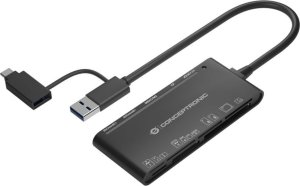 Czytnik Conceptronic CONCEPTRONIC Card Reader USB3.0+/C SD,MicroSD,MMC,M2,CF   sw 1