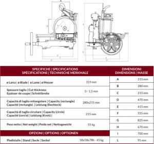 Berkel Berkel Volano B114 red/gold Slicer 4