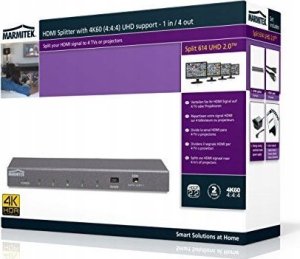 Marmitek Marmitek Split 614 UHD 2.0 HDMI Splitter 1 in/4 out 2