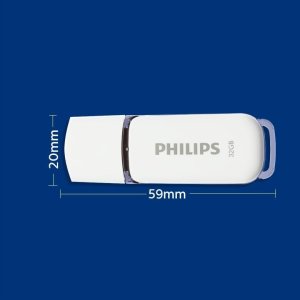 Pendrive Philips USB 2.0 3-Pack 32GB Snow Edition Shadow Grey 4
