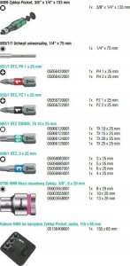 Zestaw narzędzi Wera Wera 8009 Zyklop Pocket Set 2 2