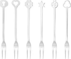 Sambonet Sambonet New Portafortuna Inox 6 Party Forks 1