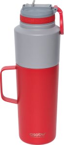 Asobu Asobu Twin Pack Bottle with Mug red, 0.9 L + 0.6 L 1