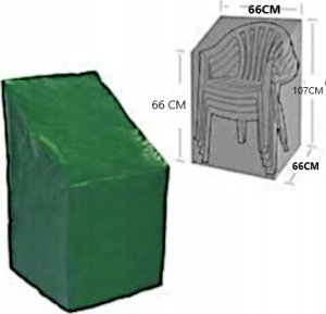Kinzo Kinzo - Pokrowiec na krzesło ogrodowe (zielony) 1