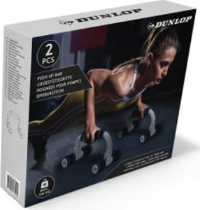 Dunlop Dunlop - Uchwyty do pompek Push Up Bars 2 szt. (niebieski) 2