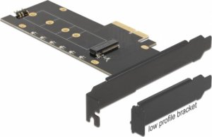 Kontroler Delock DeLOCK PCIe x4 K 1x in NVM M.2 Key M - with heat sink + RGB LED 1