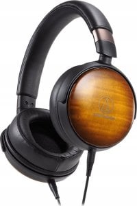 Słuchawki Audio Technica Audio Technica ATH-WP900 Hi-Fi Headphone brown / black - Portable Wooden Headphones 1