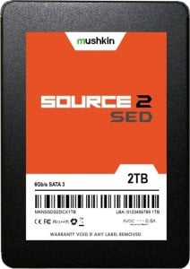 Dysk SSD Mushkin Source 2 SED 2TB 2.5" SATA III (MKNSSDSE2TB) 1