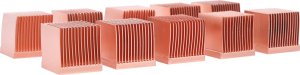 Alphacool GPU RAM Copper Heatsinks 14x14mm, heatsink (copper