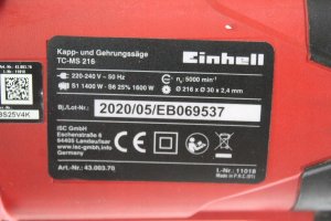 Ukośnica Einhell Einhell Crosscut and miter saw TC-MS 216 (red/black, 1,400 watts) 9