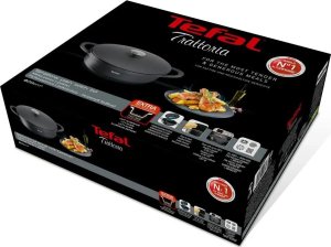 Patelnia Tefal serving pan Trattoria 28cm black cast aluminium 12